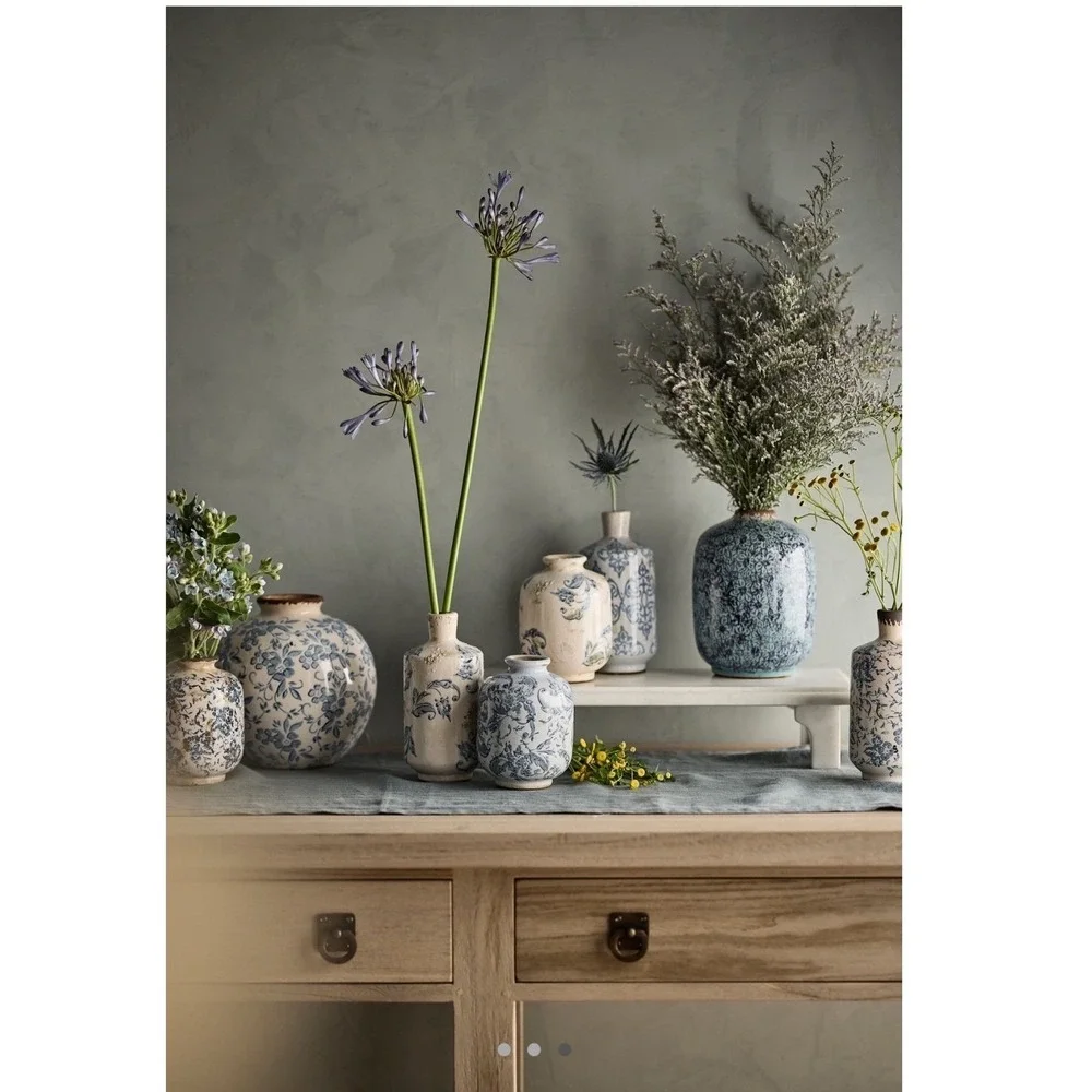 Anthropologie Demask Ceramic Vase‎ NWOT